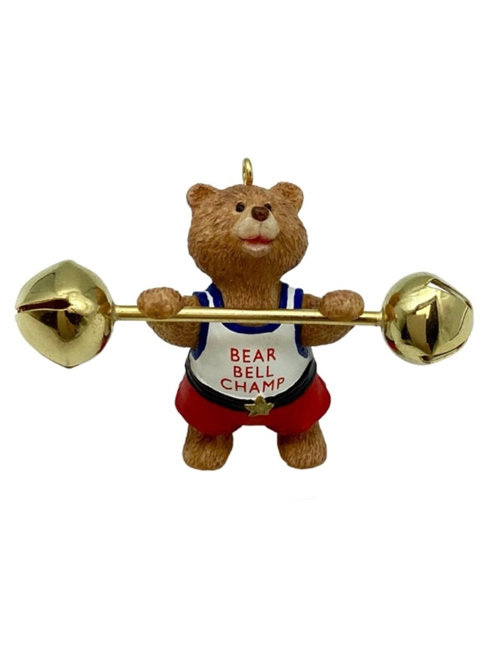 Hallmark 1992 “Bear Bell Champ” Christmas Ornament
